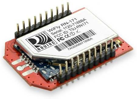 RN-171-XV 802.11 b/g Wireless LAN Module Features Drop-in Wi-Fi solution for existing systems that currently use 802.15.