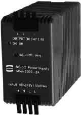 HARTING pcon 2000 Industrial Power supply HARTING pcon 2060-24 for centralised power supply in control cabinets with degree of protection IP 20 2x spring-type terminals IP 20 24 V DC 60 W Input Rated