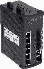 HARTING mcon 3000 Ethernet Switch HARTING mcon 3082-AE 10-port Ethernet Switch for mounting onto top-hat mounting rail in control cabinets including 2 F.O.