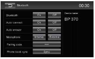 1 mit EDR Supported profiles HFP, PBAP, A2DP, AVRCP Audio streaming Pairing (number of devices) 5 Pairing Code 1234 (default) Hands-free calling (via micro +