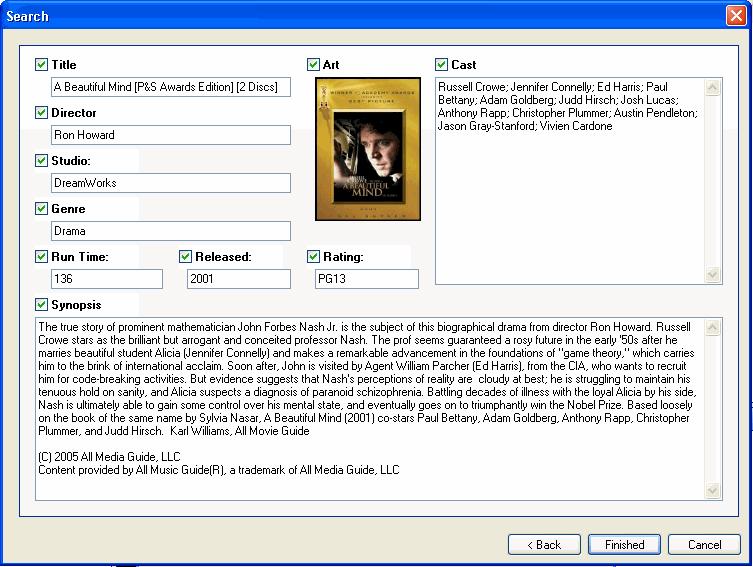 Setting up media and playlists Select an entry to get detailed results: New CD: Similar results occur as