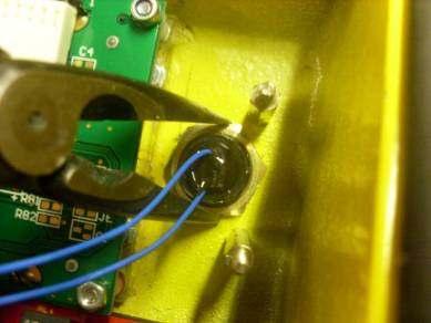 6.5 Removal and refitting of the start or stop button. Removal. Remove the control board as in section 6.1.