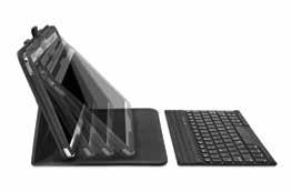 The wireless keyboard makes your Galaxy Tab excel whether you re in the