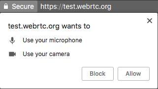 Testing WebRTC -