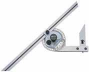 00 187-908 with height gage holder Graduation 5 ' (0-90 - 0 ) Circle division 4 x 90 Delivery In a box Standard accessories Description 187-106 Blade 150 187-107 Blade 300 950750 Holder for Height