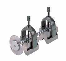 00 Hardened Steel V-Blocks Series 181 With clamp brackets Two V-block per set. V-angle 90 clamping brackets. Contact faces ground and lapped.