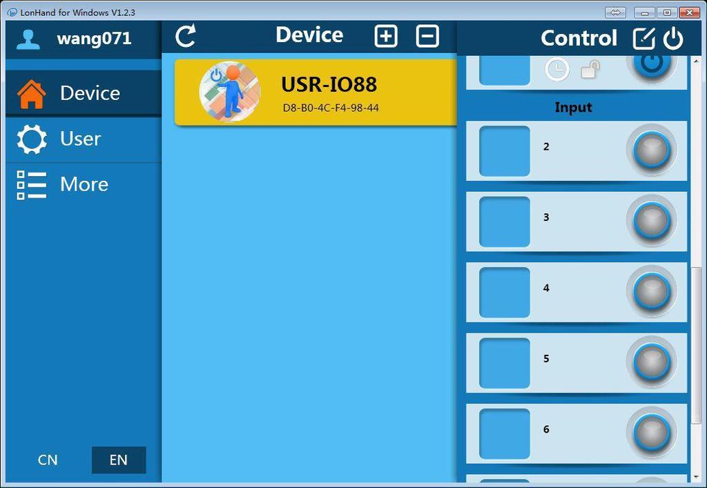 USR-IO88 User Manual Users can access to the switch by extracting COM and input of a certain access.