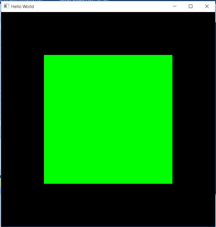 Shape of different sizes void display( ) // Clear the background before drawing glclear(gl_color_buffer_bit); glmatrixmode(gl_projection); glloadidentity(); gluortho2d(-5.0, 5.