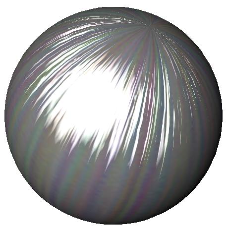In Figure 6 you can see a marble sphere with elevated veins.