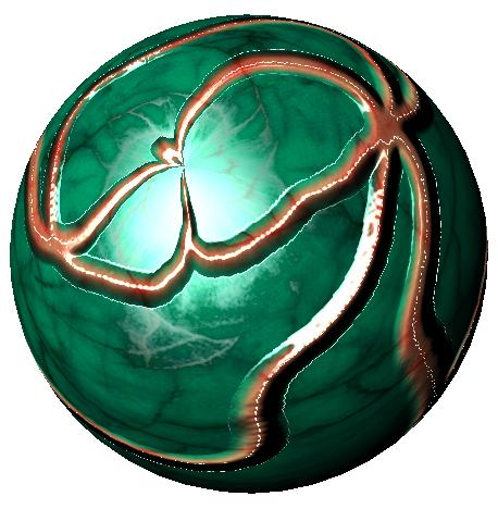 Figure 7: Material textures for the marble sphere.