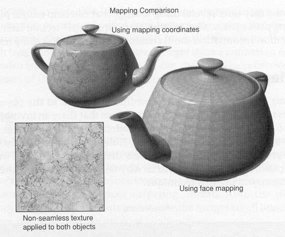 Comparing Face Mapping & Mapping Coordinates A comparison of mapping coordinates to tiled or face mapping.