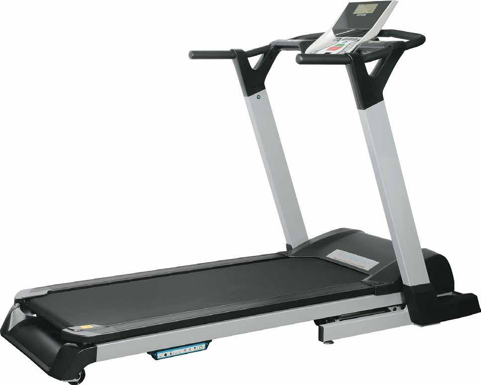 The treadmill is especially suitable for small rooms due to its size and weight. It can be folded up in a few simple steps. Technical data BASIC treadmill FDM-TLK3 Item no.