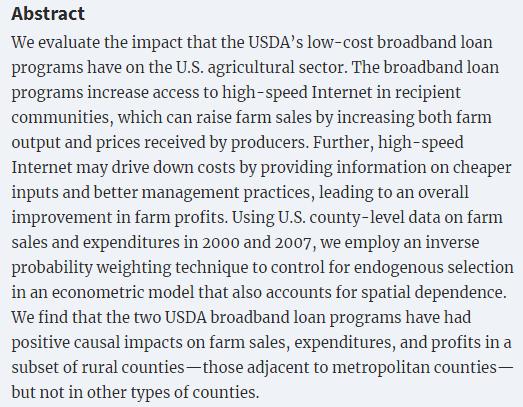 expenditure data from BEA Positive impacts on farm sales,