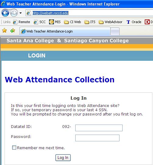 There are 2 ways to access CI- Web Attendance: Go to the