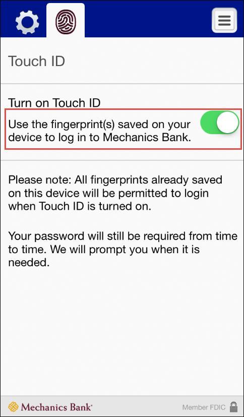 Verify that the four-digit site key that the Mobile Banking App displays on the log in screen is the same as the site key that displays on the Security Token.