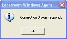 If the Obtain Connection Broker address automatically checkbox is selected, the Leostream Agent looks for the following DNS SRV record.