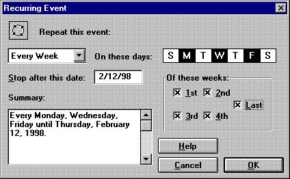 Create a new event or double-click an existing event to edit it. 2.