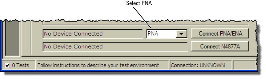 Installing N108xA on the 86100D 4 Step 13. Connect to the PNA Network Analyzer If you already connected an ENA network analyzer, skip these steps and continue with Step 14.