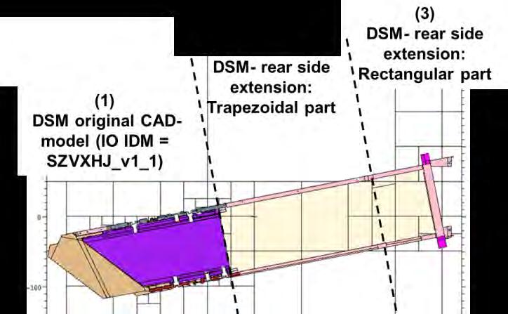 DGUPP with 3 constituent parts of the Diagnostic Shielding Module (DSM) used in following DGUP two MCNP models a) and b) Parametric study has been carried