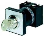 Key operated switch IP65 Lock Ronis R455, key removable in all lockable settings.