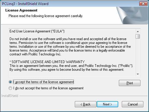 Notice for Windows Vista users: Windows Vista users will encounter a User Account