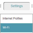Section 4 - Configuration Wi-Fi To secure your Wi-Fi network manually and/or access advanced settings, you can go to the Wi-Fi page under Settings. You can configure the settings for both the 2.