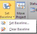 Lesson 5 - Working with Baselines Project - Lvl 2 Step-by-Step From the Student Data directory, open HOUSE14.MPP. Save a project baseline.