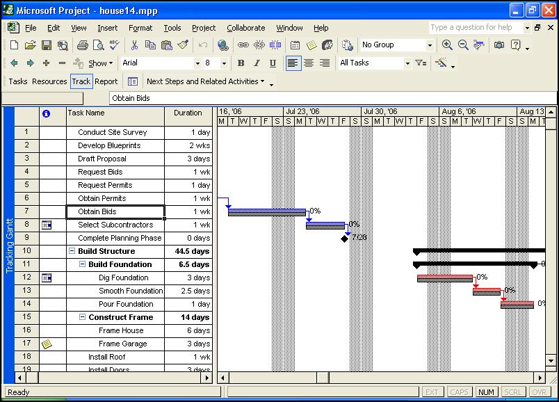 Project - Lvl 2 Lesson 5 - Working with Baselines your project plan, the bars