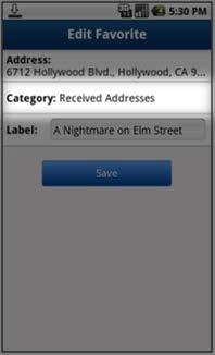 Category This option allows you to organize where a location should be stored. 1.