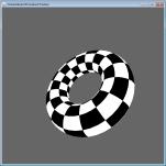 Procedural Texturing checkerboard texture applied: Example