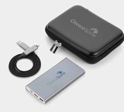 90 10,000 mah TYPE C input/output GB8209 NEW PC5029 + RS801 + ED20 + Deluxe gift box. 10,000 mah power bank with bluetooth speaker and retractable 2-in-1 cable tech gift set.