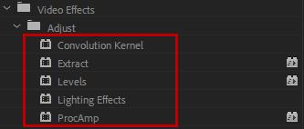 The following describes how to add an effect to an audio clip. 1. From the Effects workspace, locate the Effects panel (See Figure 53). 2.