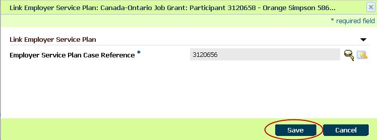 Step 5: Link Employer Service Plan Canada-Ontario Job