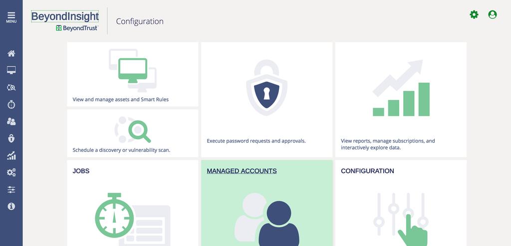 Enable API Access Each Managed Account that you use for scanning must have API Access