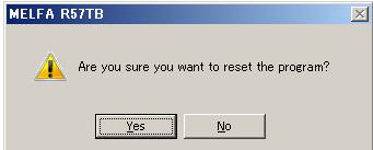 20.8. Reset The [Reset] button () can be reset the controller s error. This also resets the program's halted state and resets the program.