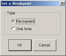 12.4. Setting and deleting breakpoints You can set breakpoints in the Command editing screen when editing the program in the Robot controller.