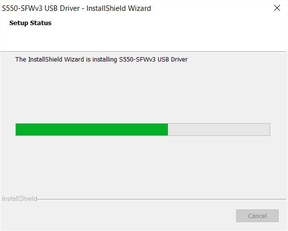 vi) USB Driver will be installed.