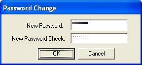 6.3.2. Password Setting Screen Items Descriptions Sets a password. Maximum of 8 single byte characters can be set.