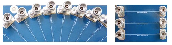 Microwave Farm s Vertical Launch Connectors are specially designed for solderless vertical PCB launch on test & measurement board.