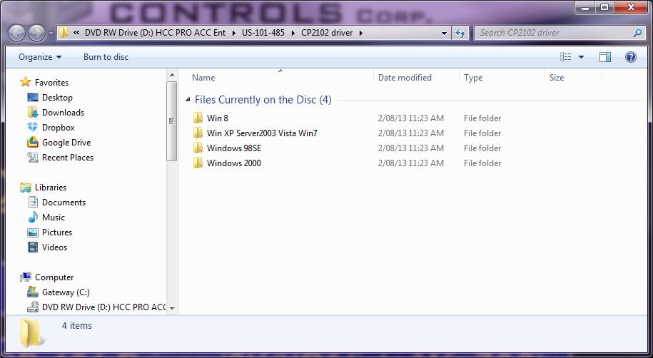 When presented with the following Windows Explorer window (Figure 3),
