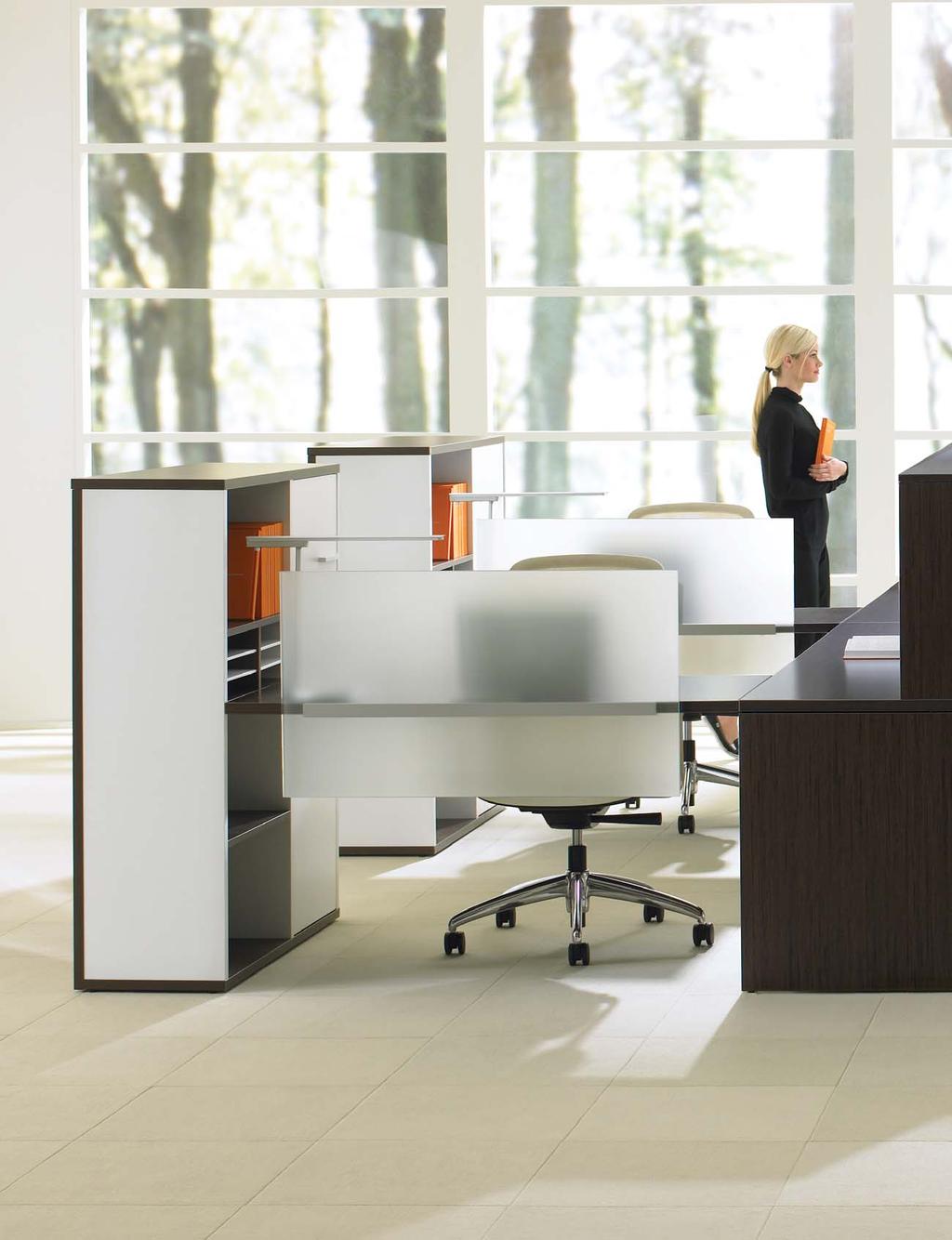 A full collection of storage units defines space in multiple configurations.