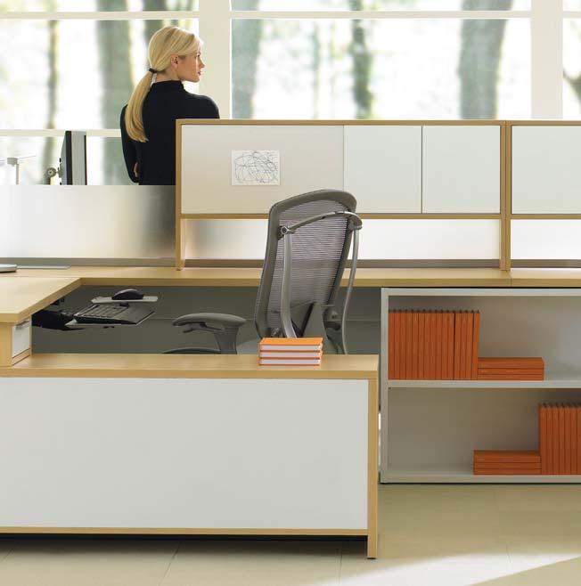 Features An integrated access door on Spine Desks provides easy access