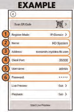 9 Smartphone and Tablet Apps You must create a DDNS account, and have the DDNS settings configured in your IP camera. The IP camera must have Internet access.