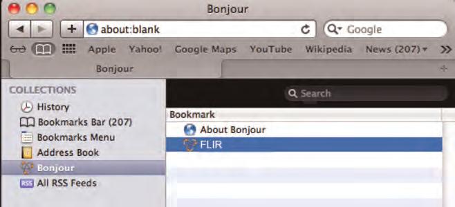 Under Server Name, enter the name of the camera that will show up when accessing the camera through Bonjour in Safari. 3.