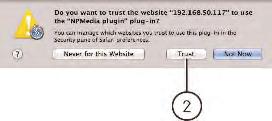 2 Web Configuration Setup The camera includes a built-in web interface that can be accessed using a web browser. 2.