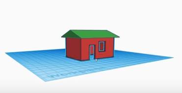 Activity 1 Use geometric figures for designing a 3d house, castle or building. Use group, color and hole tools to build the object.