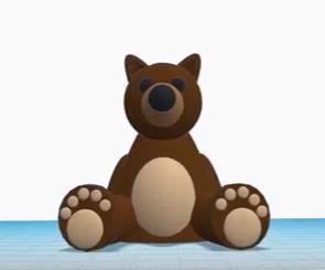 v=4w VjW-ezglc Activity 2 Use geometric figures for designing a 3d bear and other animals that you want.