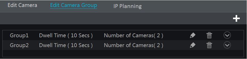 The IP camera which connects to the PoE port cannot be deleted from the camera list manually.