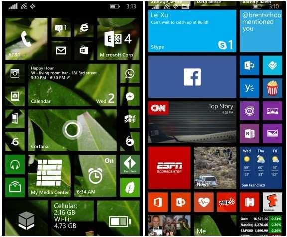3.2. WINDOWS PHONE 7 3.2 Windows Phone Slika 3.2: Windows Phone 8.1 Windows Phone je platforma za mobilne telefone, ki ga je razvilo podjetje Microsoft.