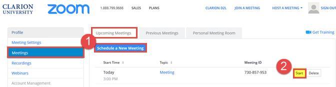 Generally, you will leave the default settings for most meetings. Please view Recommended Settings for specific details. NOTE: For user privacy, the waiting room feature is ON for all NEW meetings.